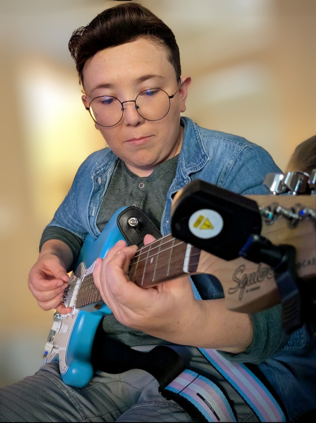 Benny Bjarne Playing Electric Guitar